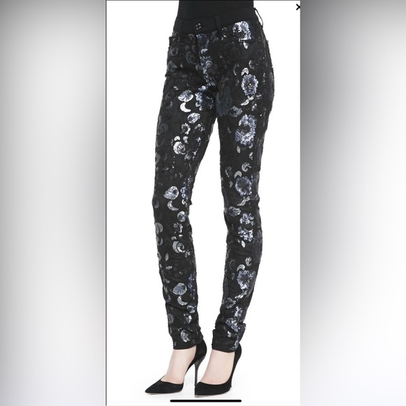7 for All Mankind sequin pants - Picture 1 of 11